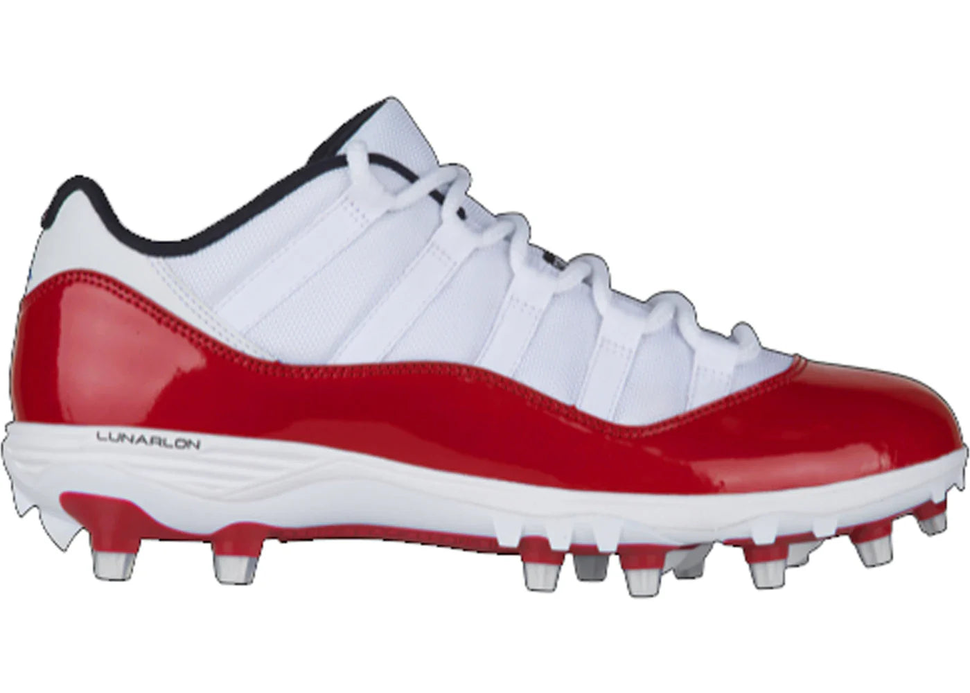 Jordan 11 Retro Low Cleat White Red