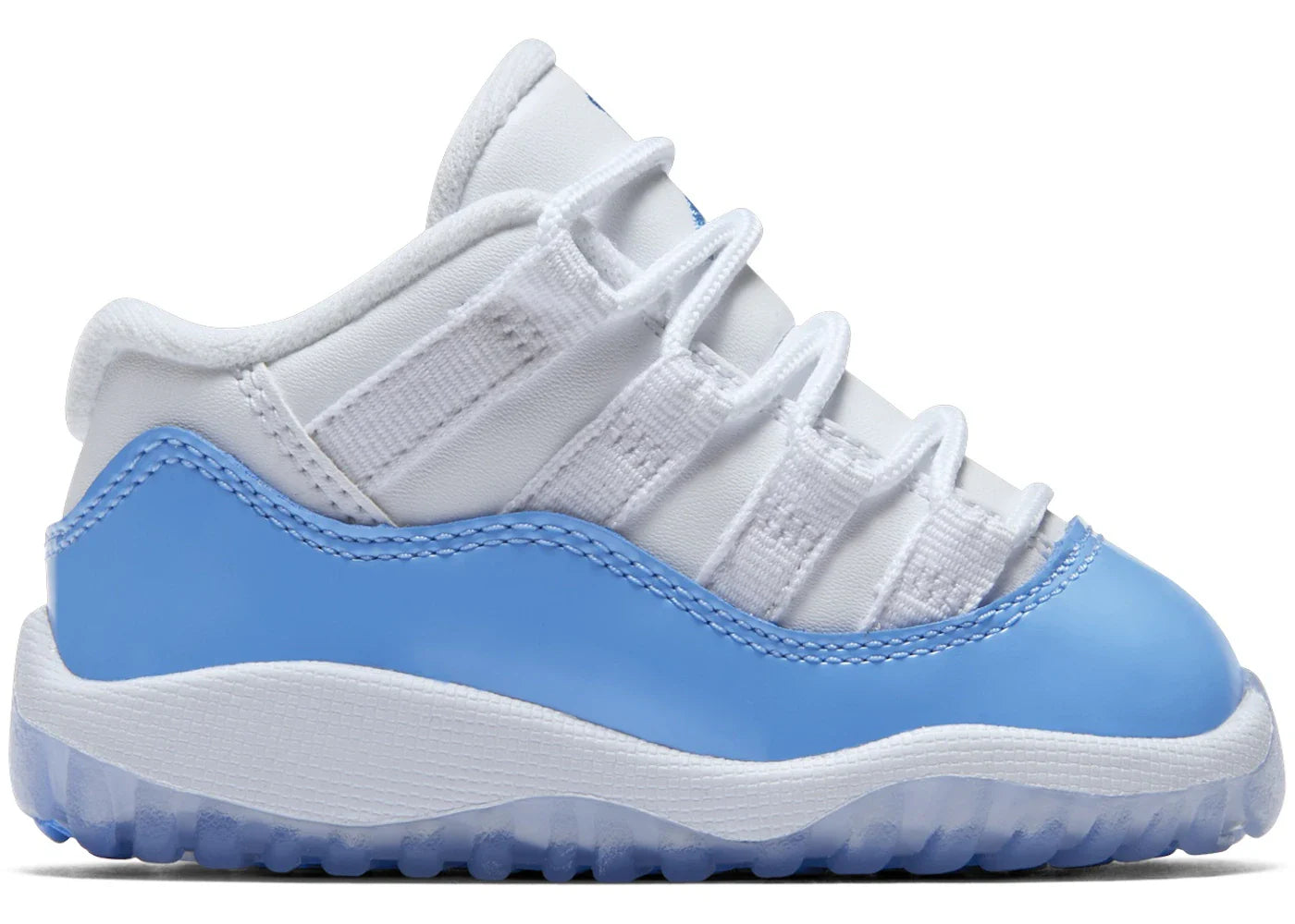 Jordan 11 Retro Low White Black University Blue (TD)