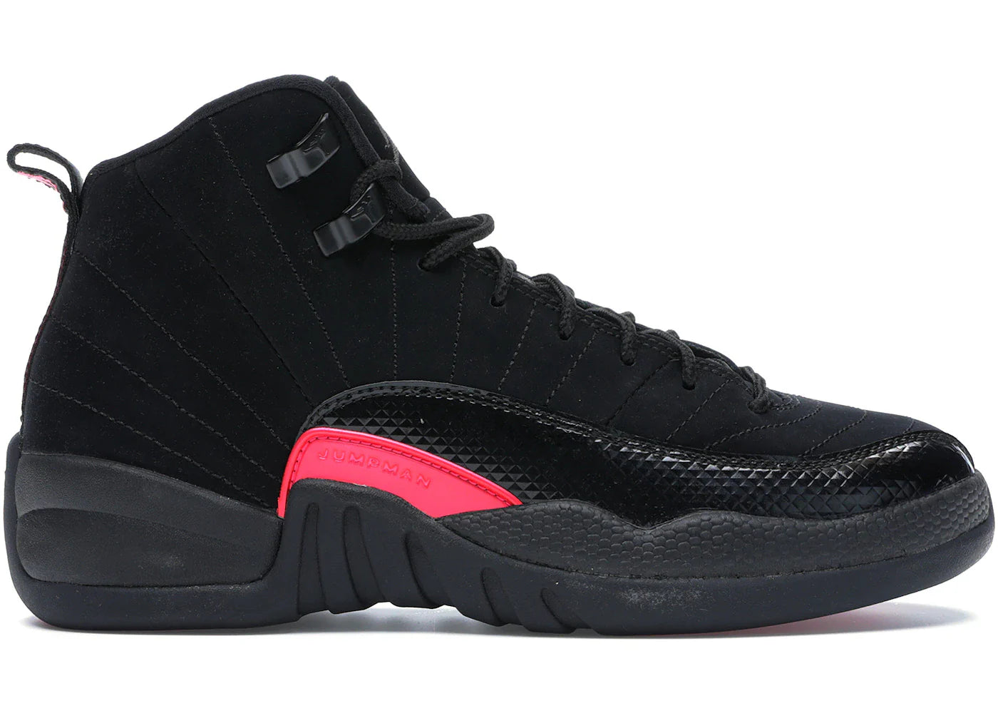 Jordan 12 Retro Black Rush Pink (GS)
