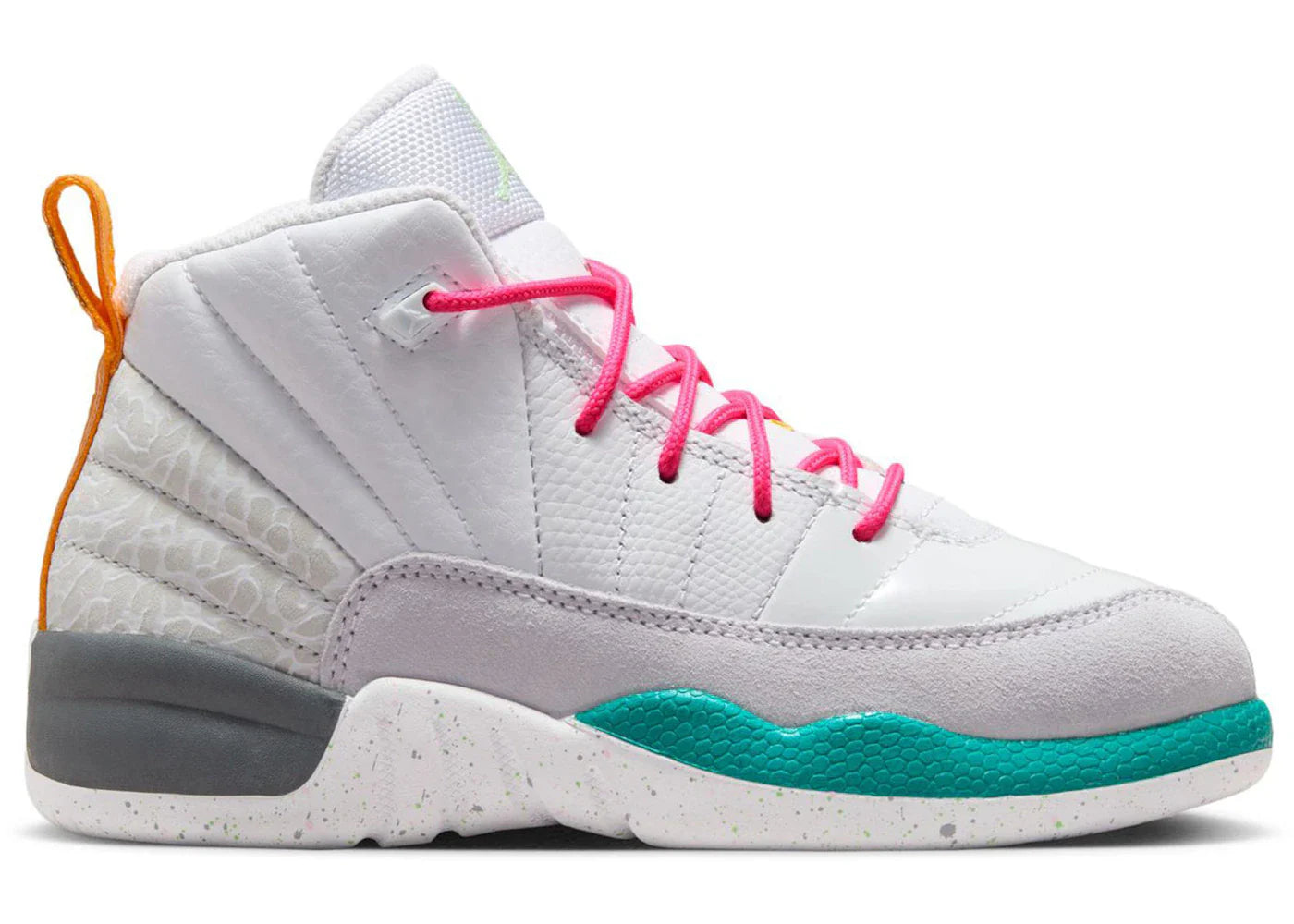 Jordan 12 Retro White Vapor Green (PS)