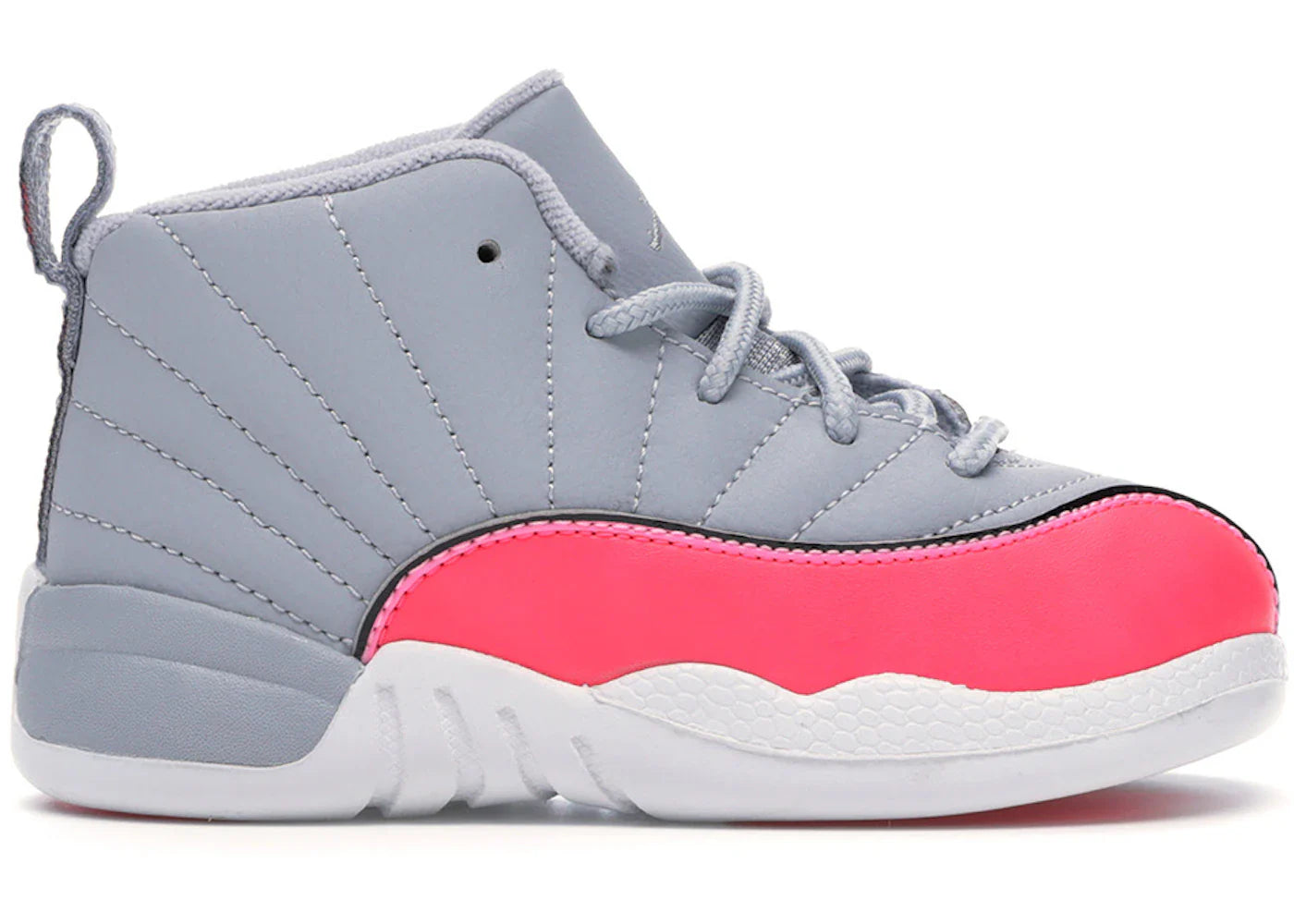 Jordan 12 Retro Wolf Grey Racer Pink (TD)