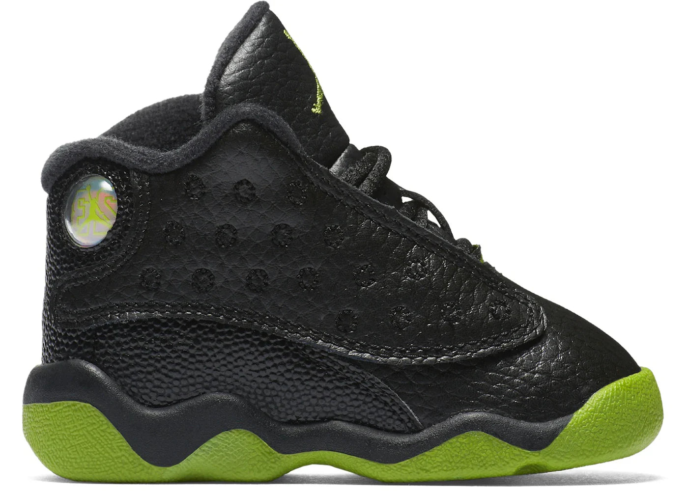 Jordan 13 Retro Black White Altitude Green (TD)