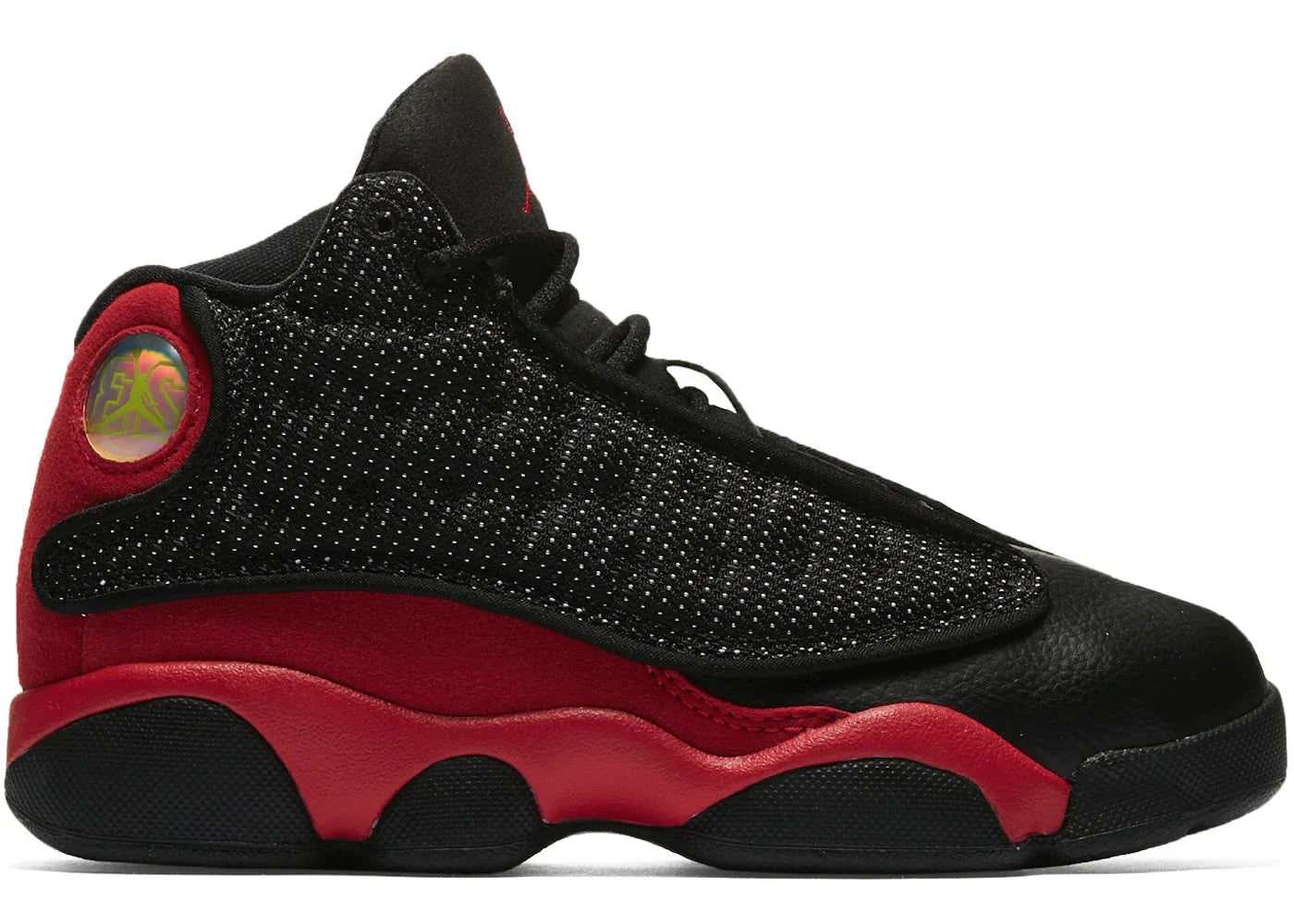Jordan 13 Retro Black White True Red (PS)
