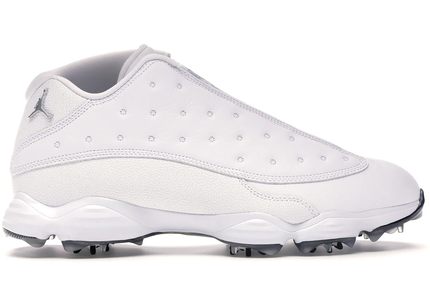 Jordan 13 Retro Golf Cleat White Black