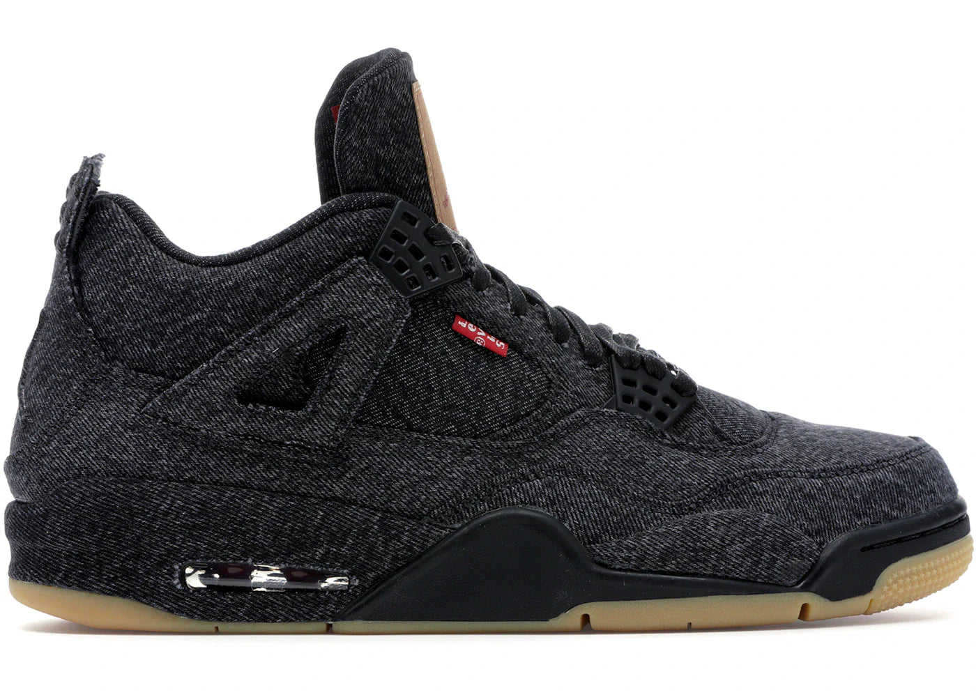 Jordan 4 Retro Levi's Black (Blank Tag)