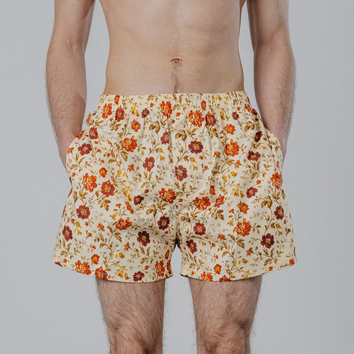 Pockies Floral Boxershort Off-White