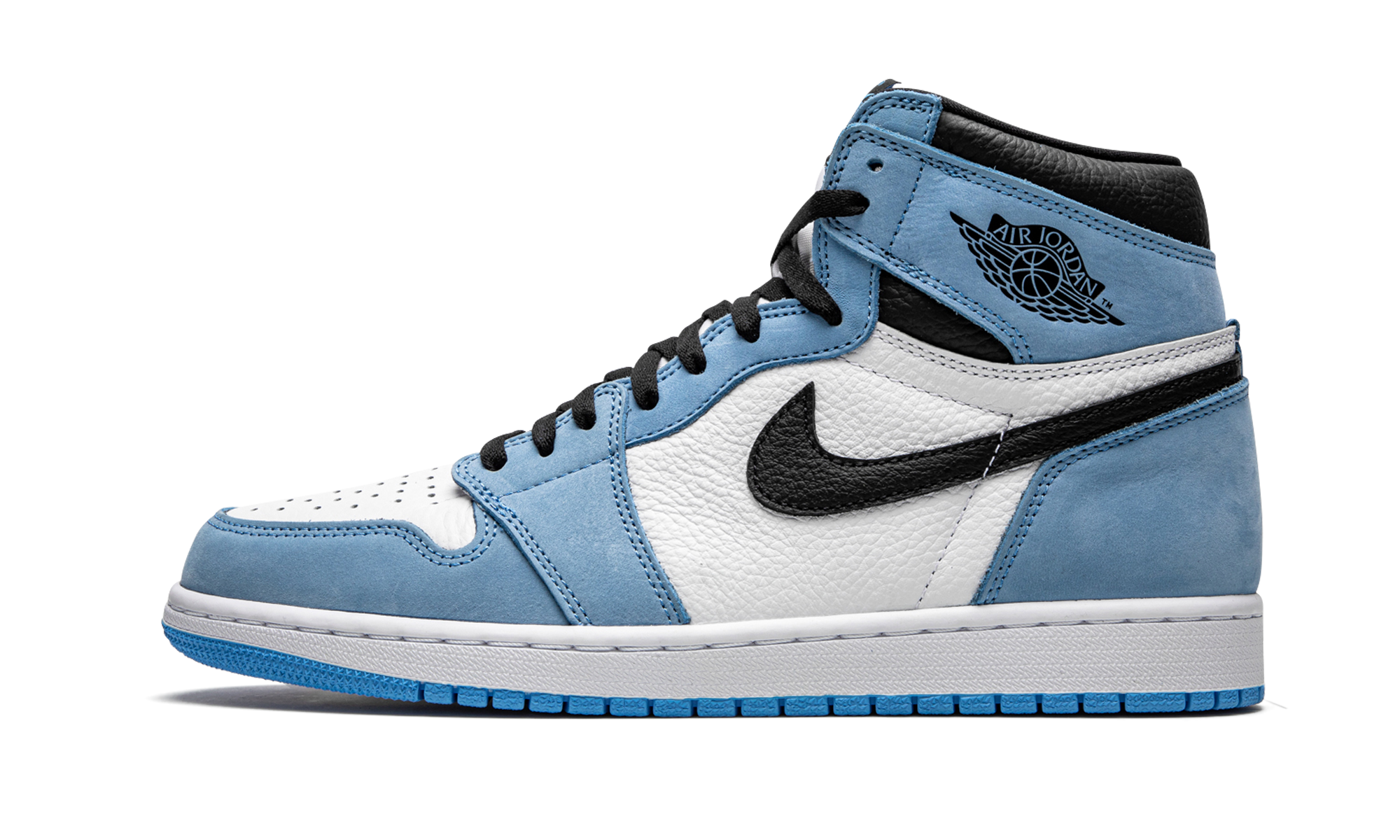 jordan 1 retro high og university blue+555088-134+diagnol right view 1