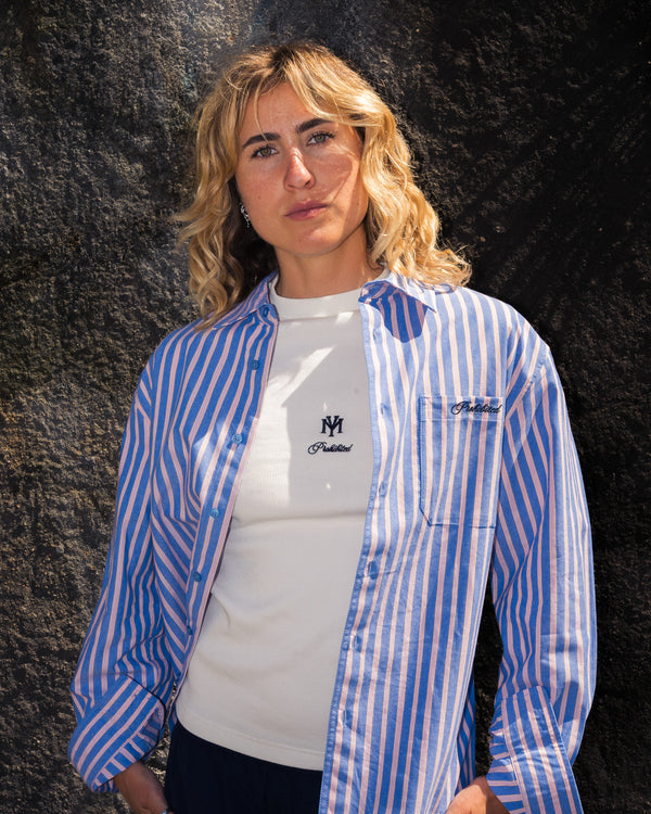 Prohibited Westbury Dress Shirt Blue, Lifestyle View 2, SKU 104 0110 - 0328