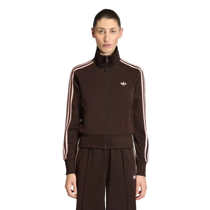 adidas Classic Firebird Track Top Aurora Coffee Sandy Pink