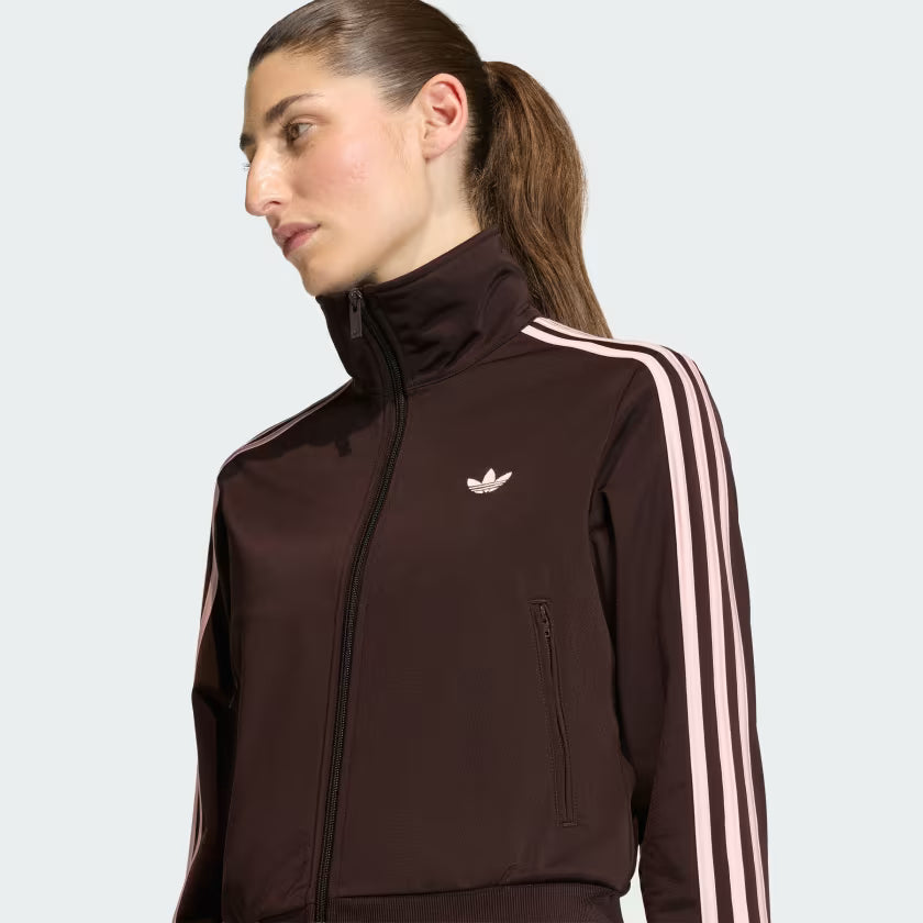 adidas Classic Firebird Track Top Aurora Coffee Sandy Pink