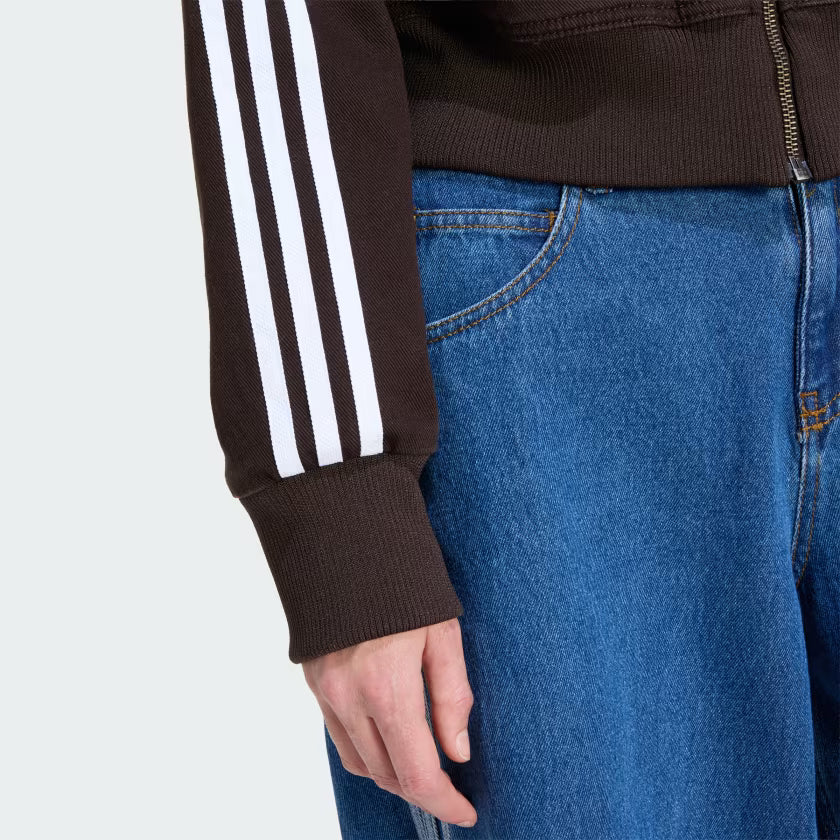 adidas Firebird Track Top Denim Aurora Coffee