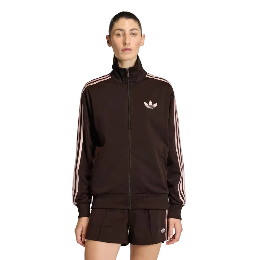 adidas Firebird Track Top Loose Aurora Coffee Sandy Pink