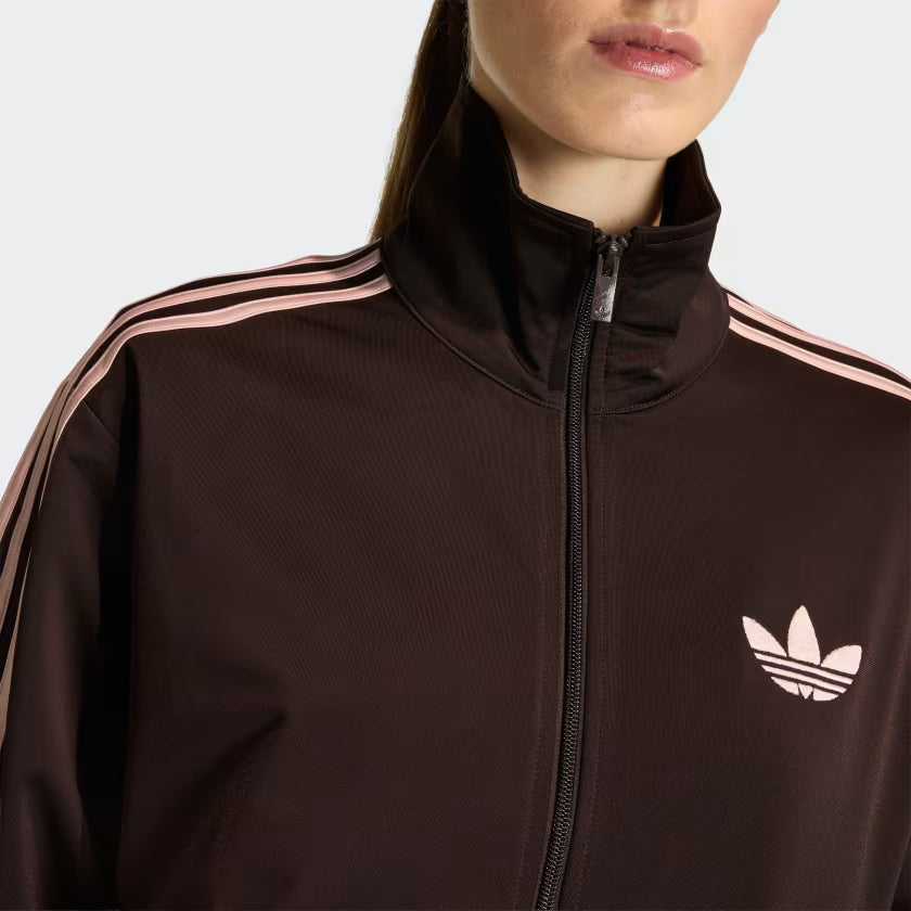 adidas Firebird Track Top Loose Aurora Coffee Sandy Pink