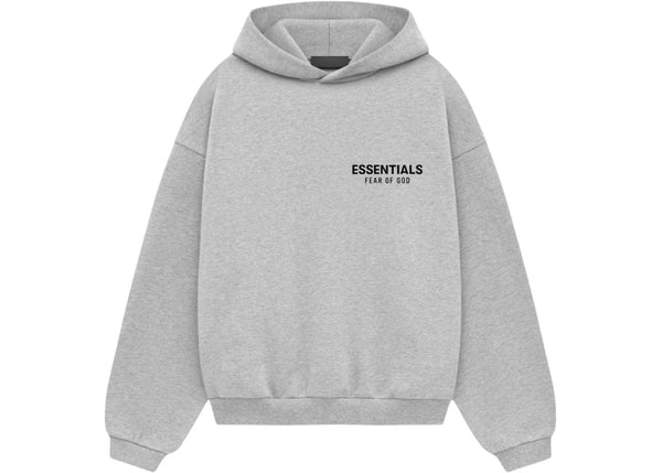 Fear of God Essentials Hoodie Light Heather Gray (FW24)