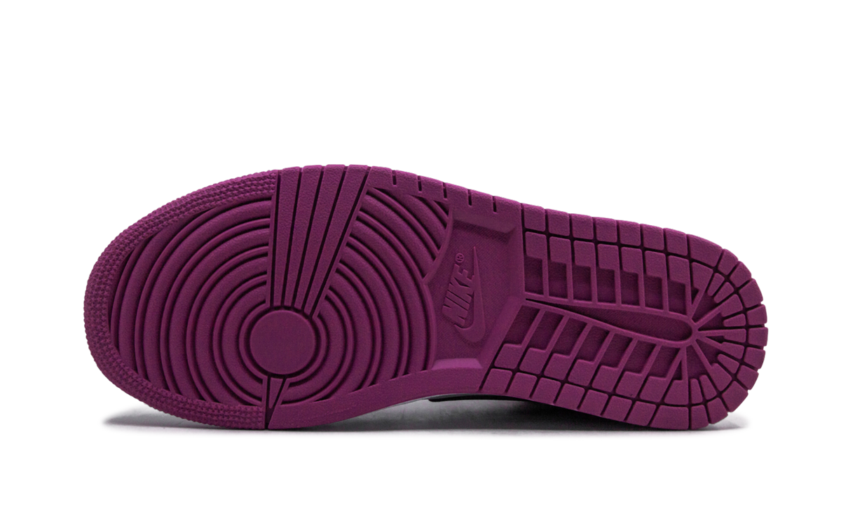 jordan 1 low black active fuchsia+CK3022-005+bottom view