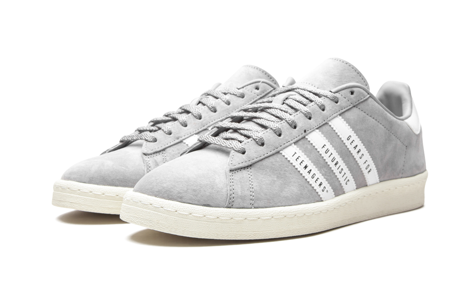 adidas campus human made grey+FY0733+diagnol left view