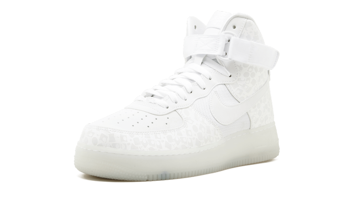 nike air force 1 high stash af100+AO9296-100+left diagnol single view
