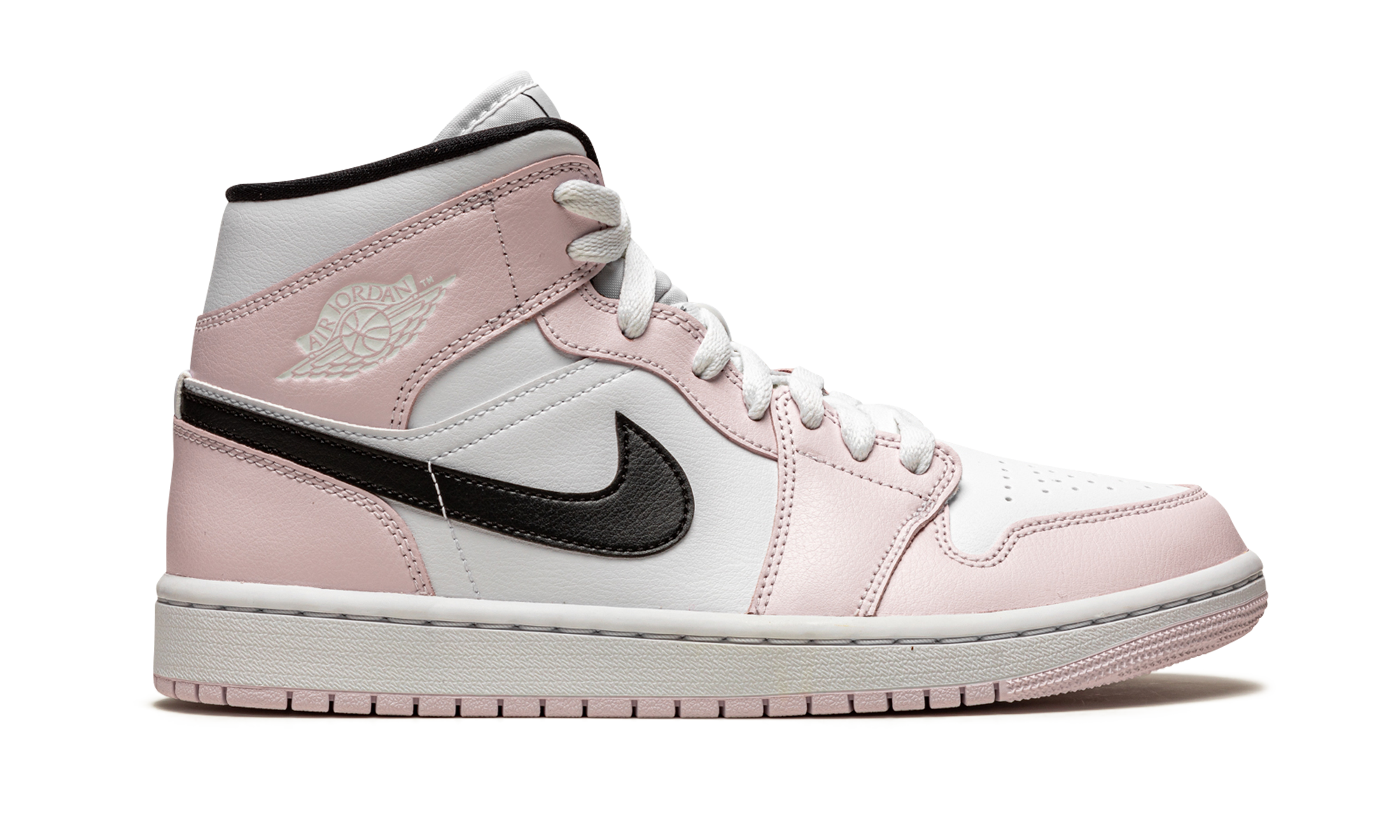 jordan 1 mid barely rose women s+BQ6472-500+right view