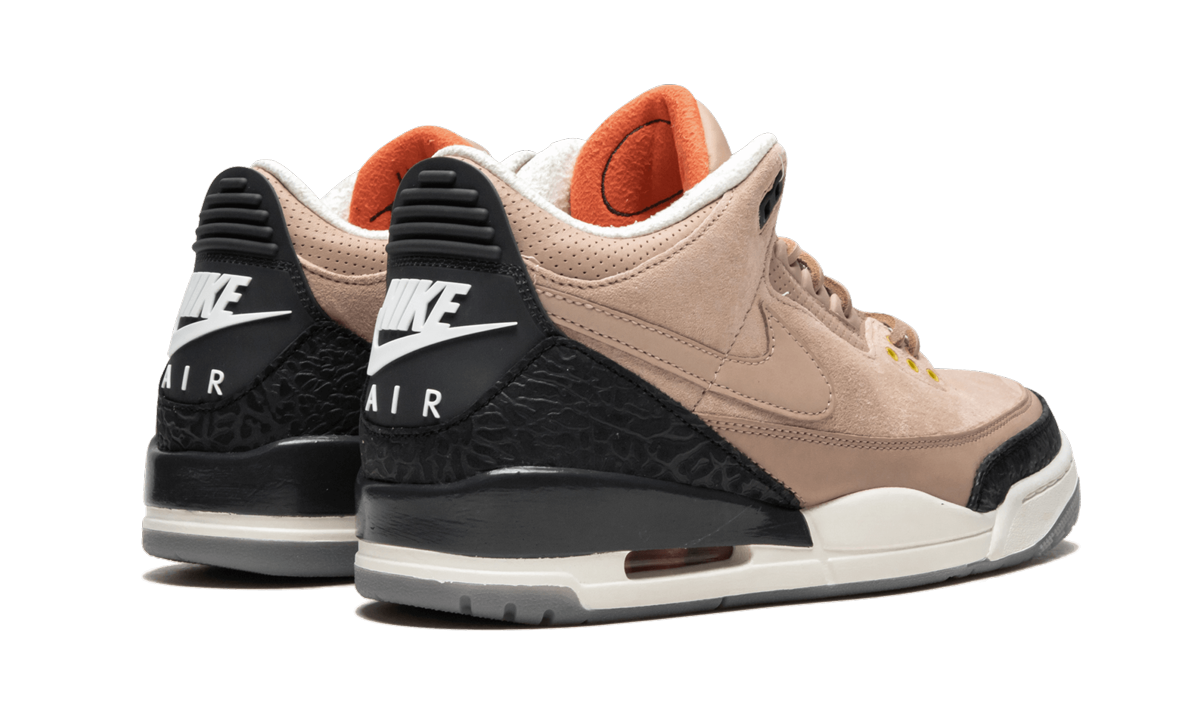 jordan 3 retro jth bio beige+AV6683-200+diagnol right behind view