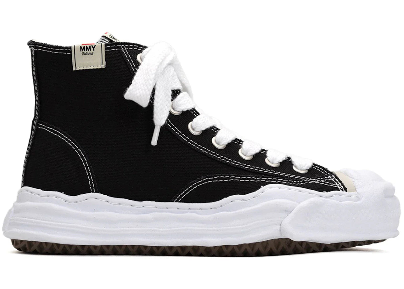Maison Mihara Yasuhiro Hank OG Sole Canvas Hi Black White