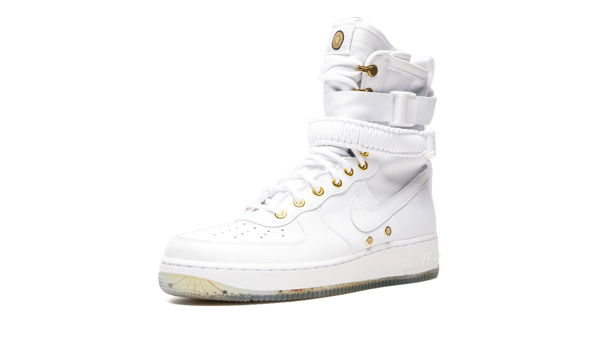 nike sf air force 1 high lunar new year 2018+AO9385-100+left diagnol single view