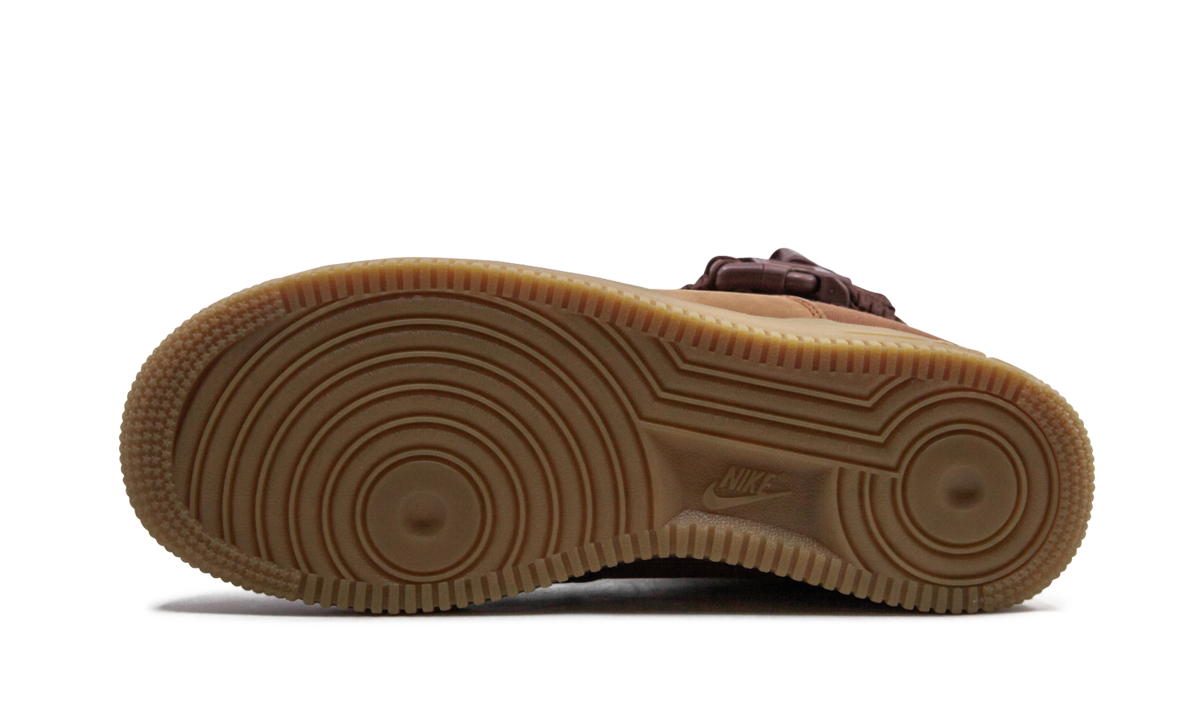 nike sf air force 1 premium dark russet+AQ0118-200+bottom view