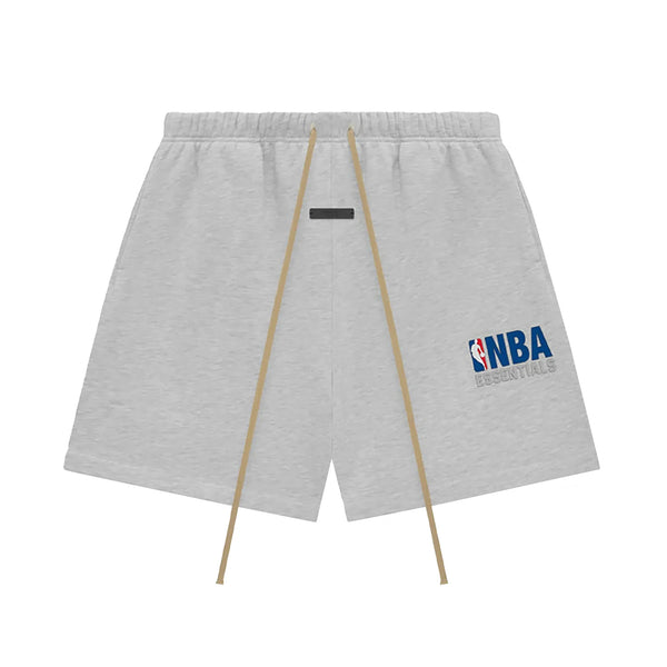 Fear of God Essentials Shorts x NBA Light Heather