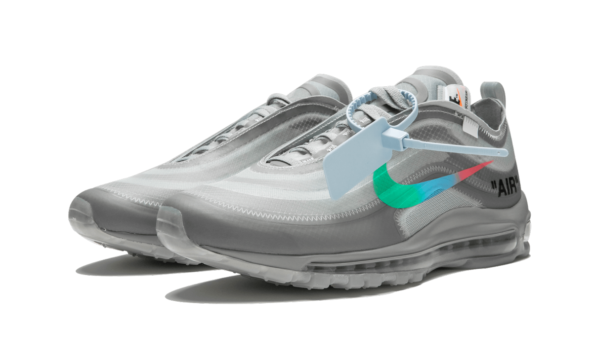 nike air max 97 off white menta+AJ4585-101+diagnol left view