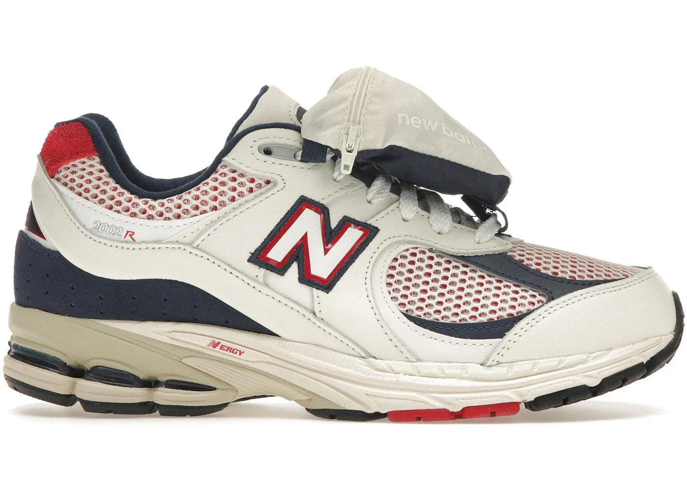 New Balance 2002R Team Red Navy Pouch
