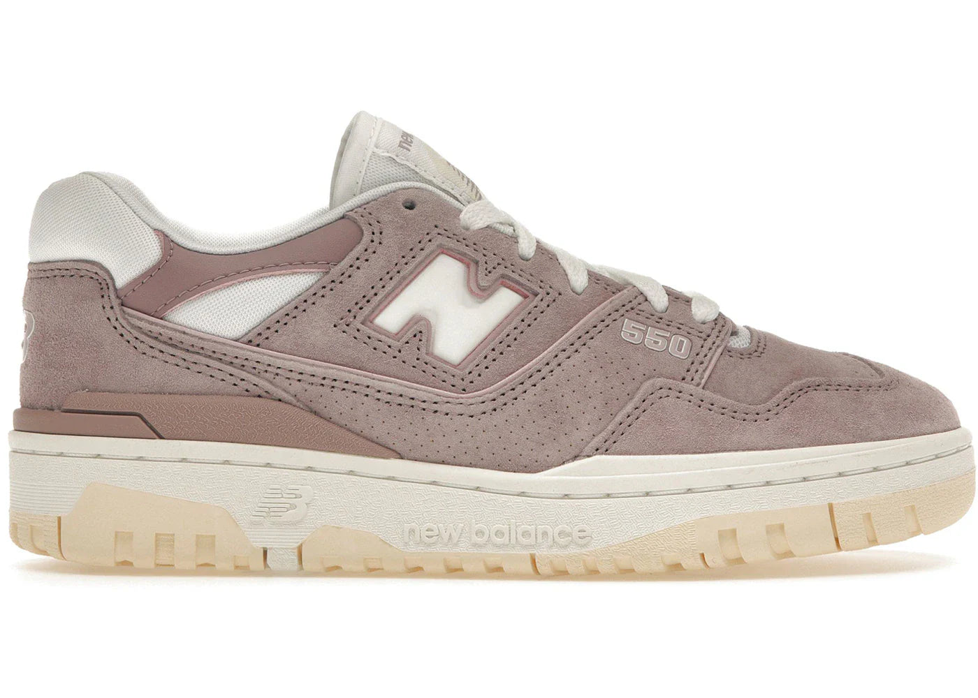 New Balance 550 Lilac Chalk Suede (Women's)
