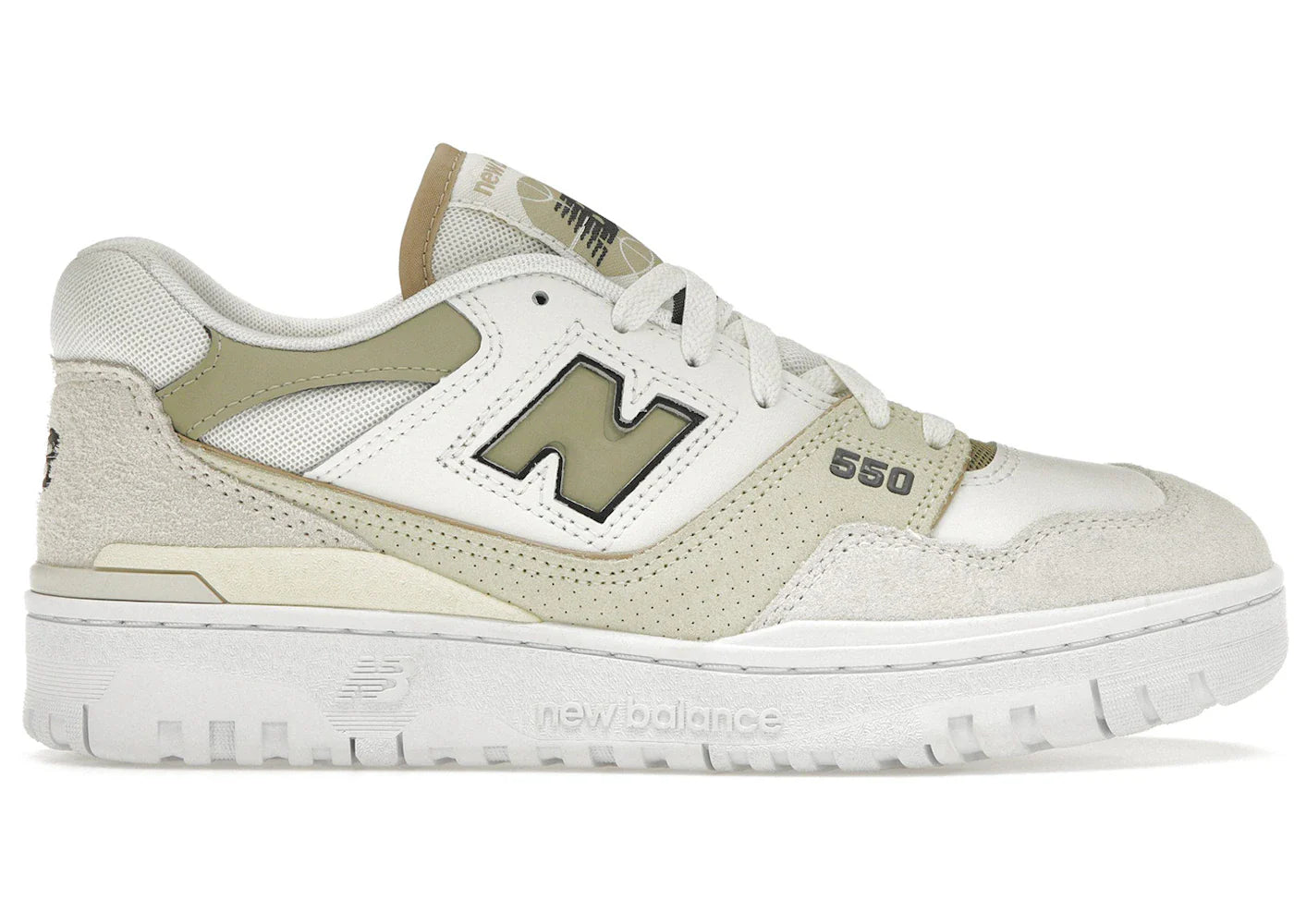 New Balance 550 Sea Salt Olive (Women's)
