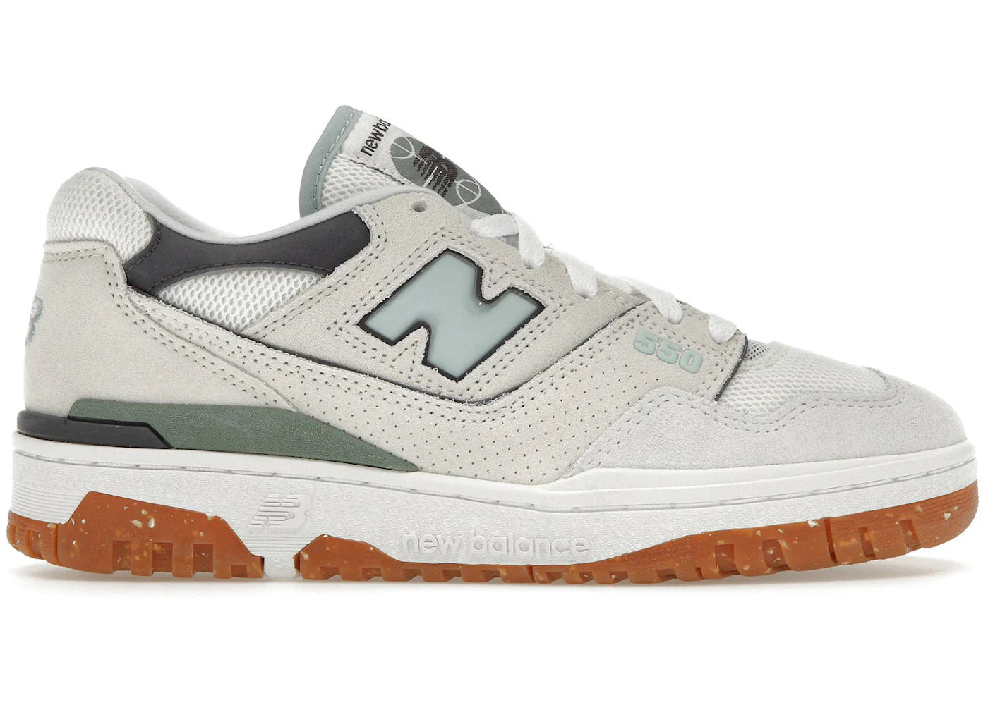 New Balance 550 Sea Salt White Fog (Women's)