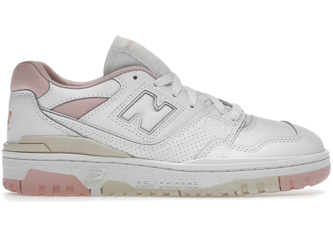 New Balance 550 White Pink Cream (Women's)