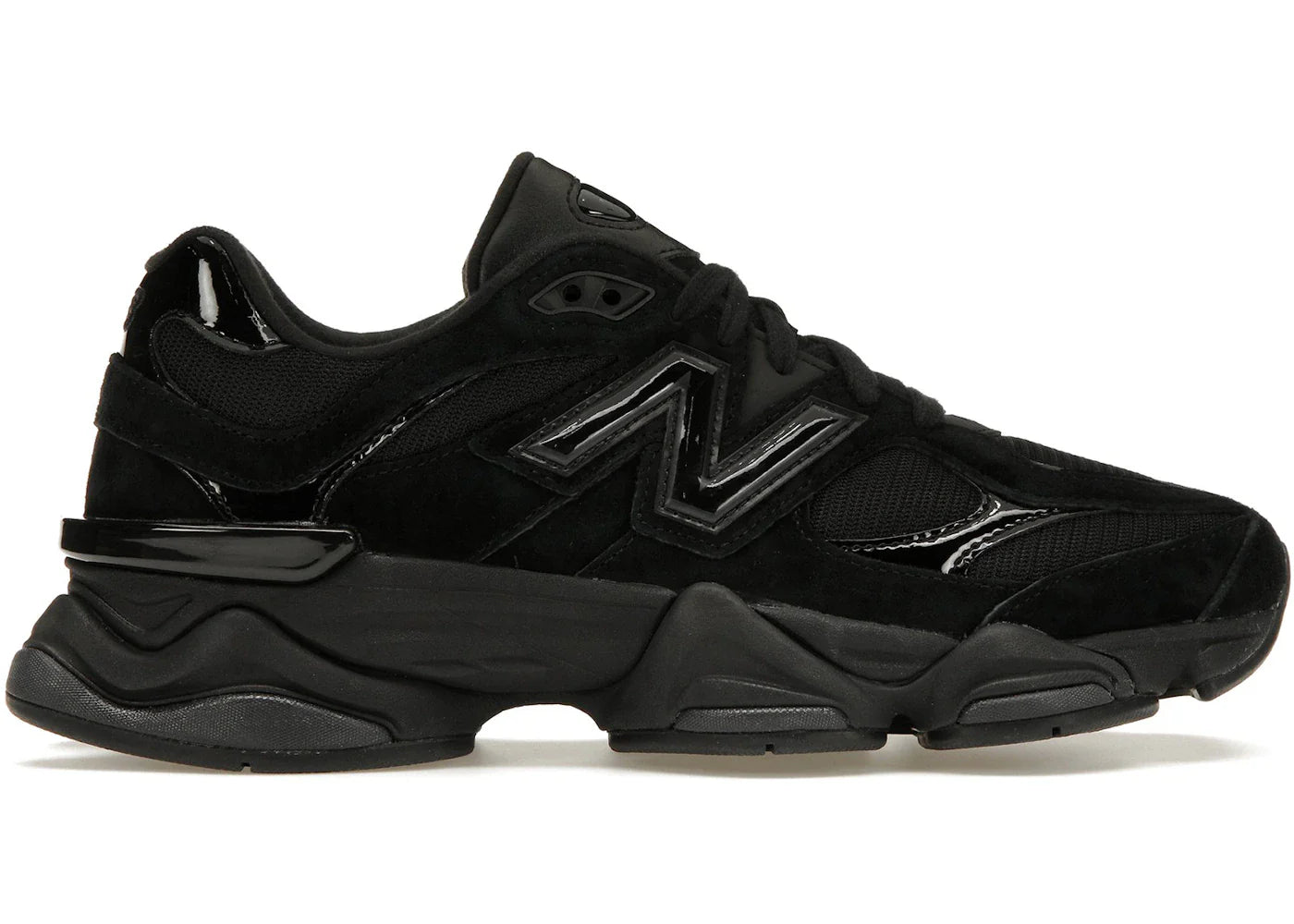 New Balance 9060 Triple Black Patent