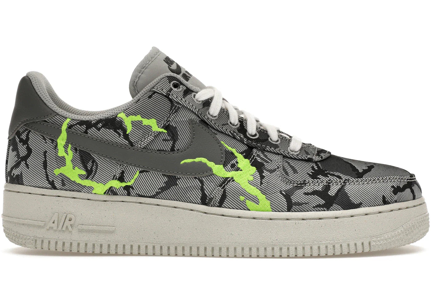 Nike Air Force 1 Low '07 LX Light Smoke Grey Camo Embroidery