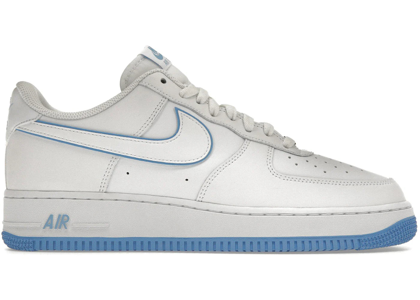 Nike Air Force 1 '07 Low White University Blue Sole