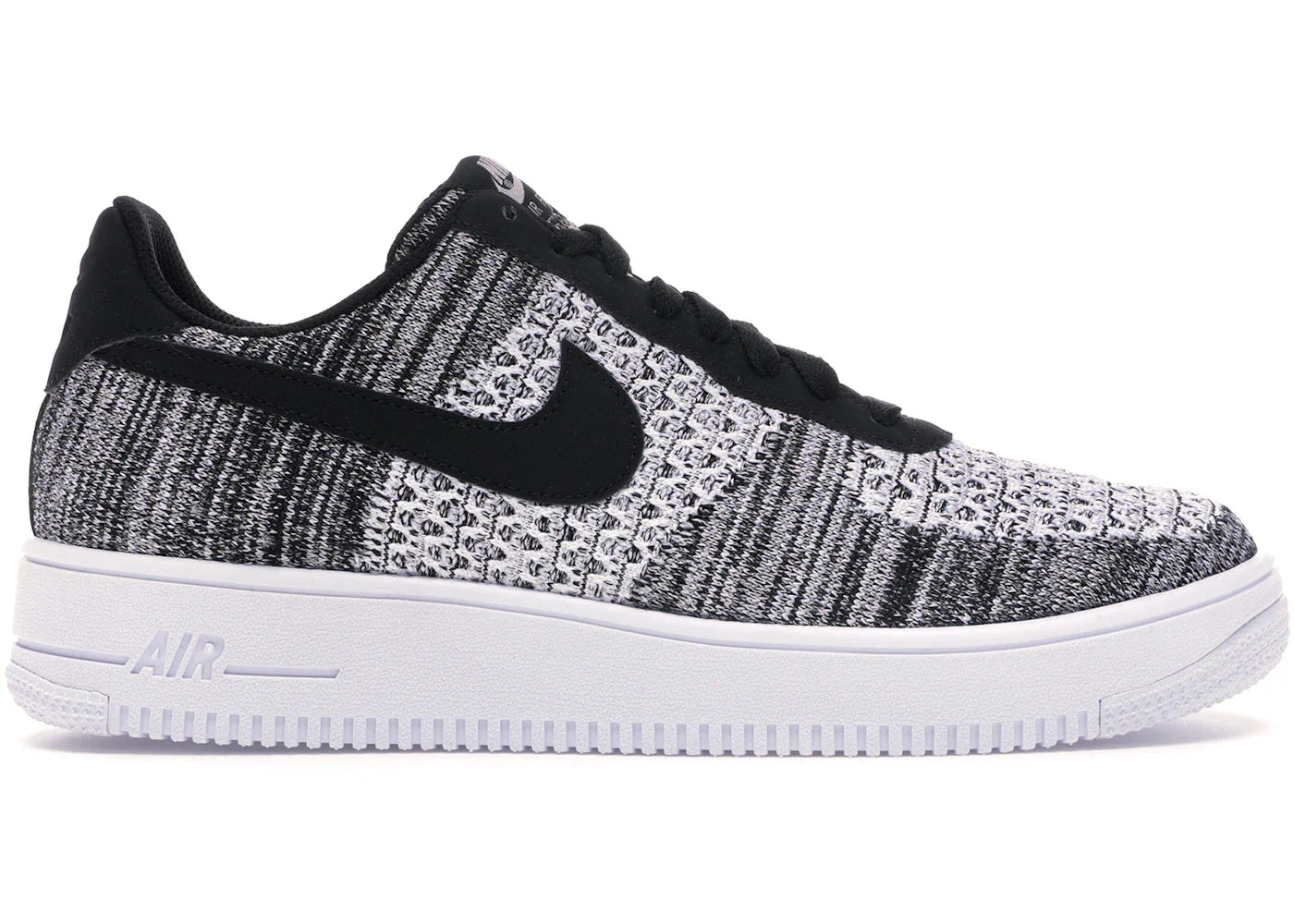 Nike Air Force 1 Flyknit 2 Black Pure Platinum