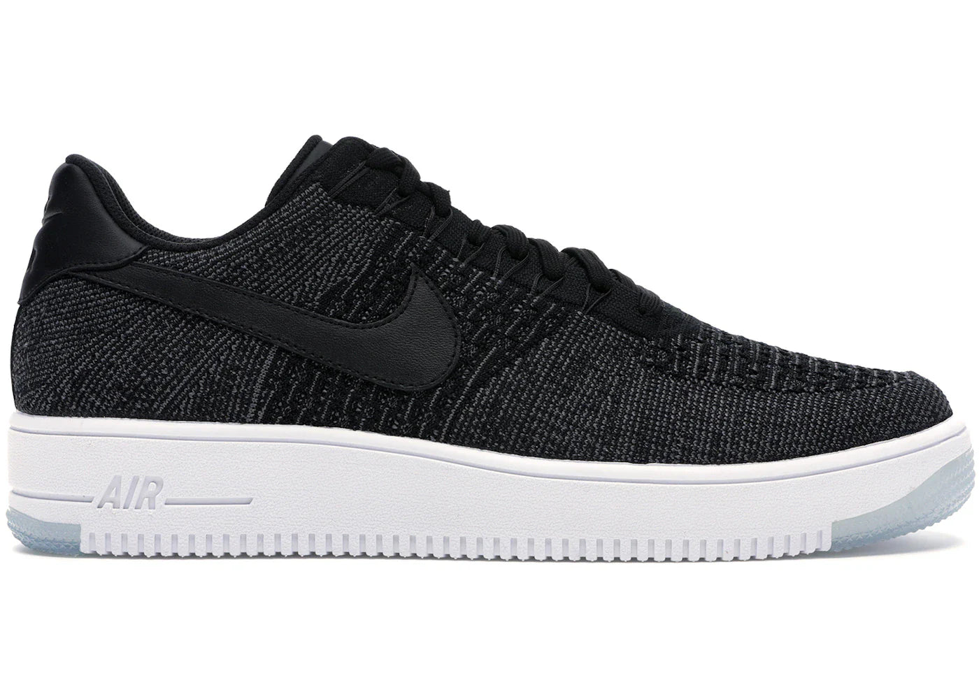 Nike Air Force 1 Flyknit Low Black White