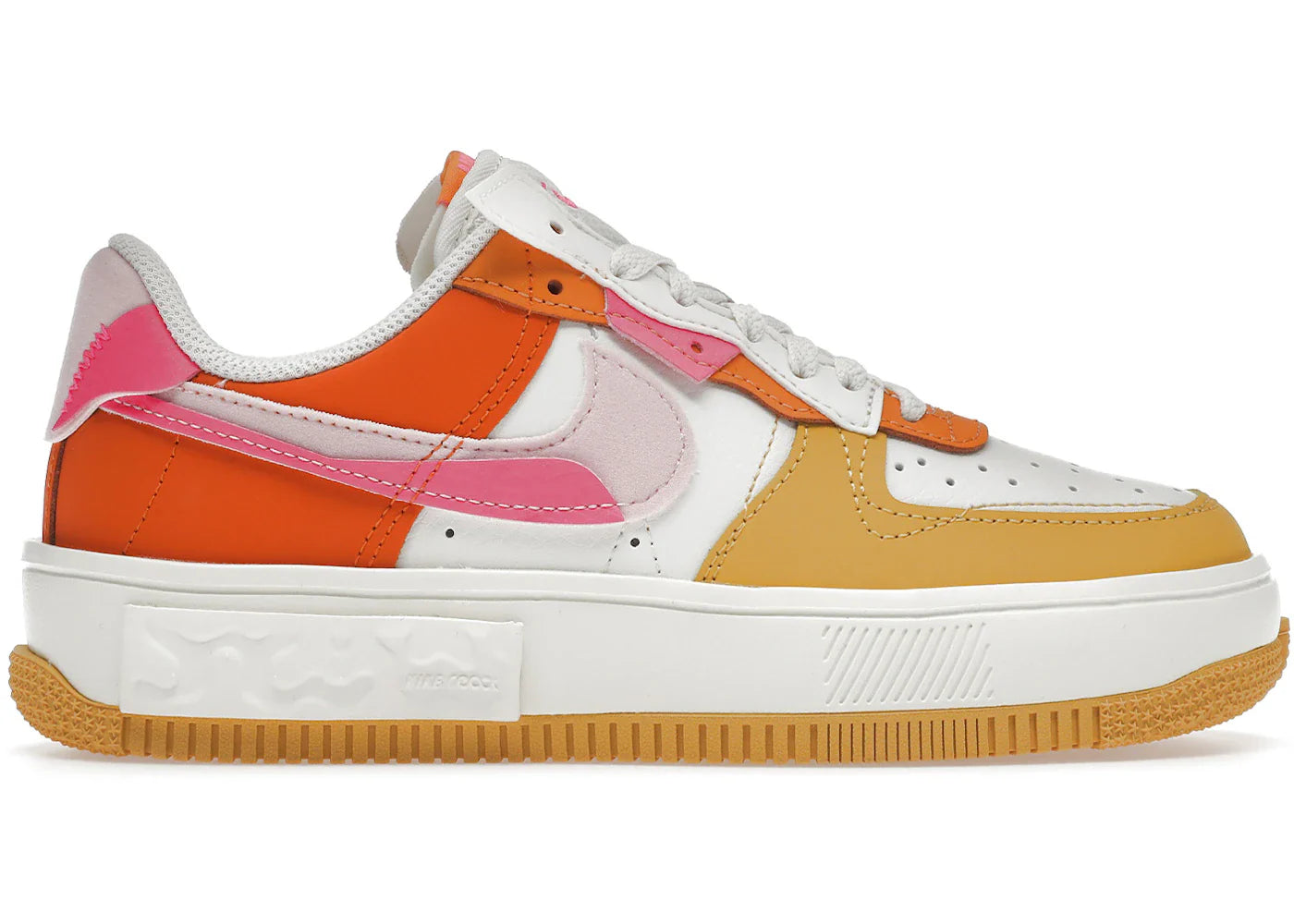 Nike Air Force 1 Fontanka Summit White Yellow Orange (Women's)