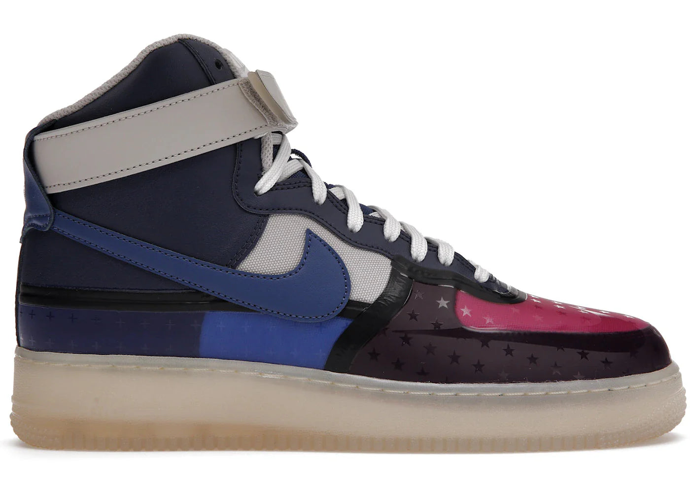 Nike Air Force 1 High '07 Premium Thunder Blue Pink Prime