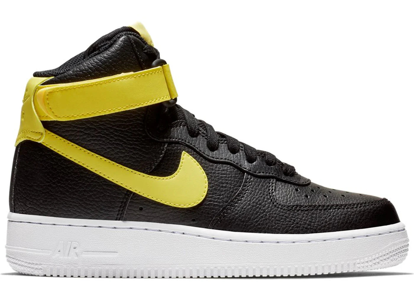 Nike Air Force 1 High Black Yellow Pulse (Women's)