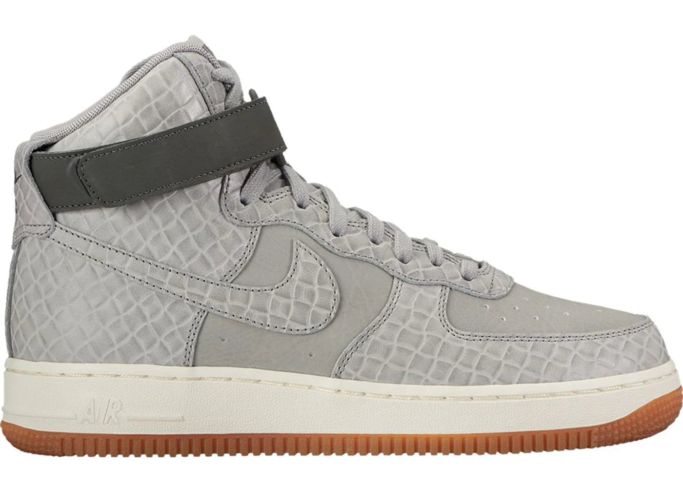 Nike Air Force 1 High Croc Wolf Grey Gum (Women's)
