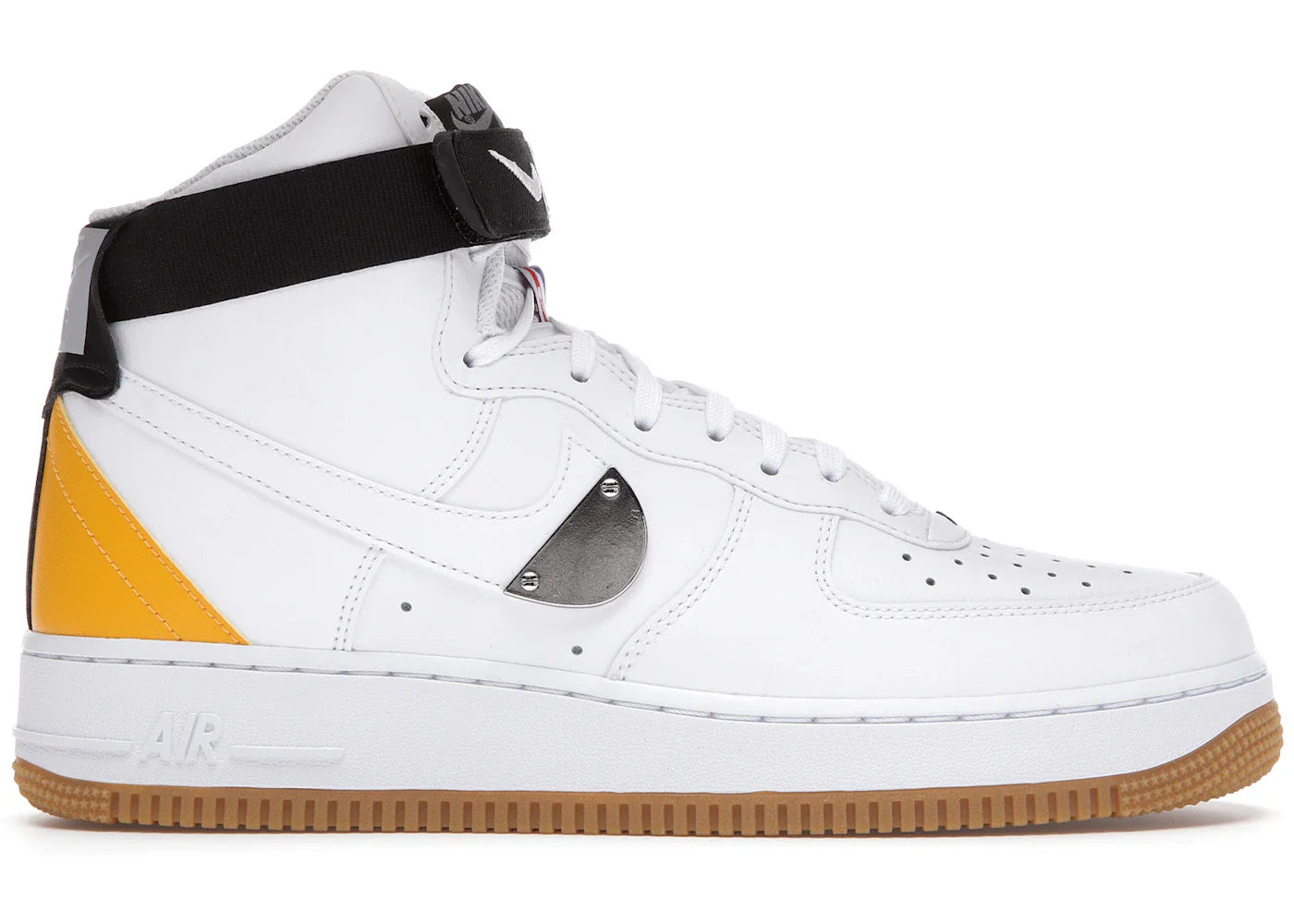 Nike Air Force 1 High NBA White University Gold
