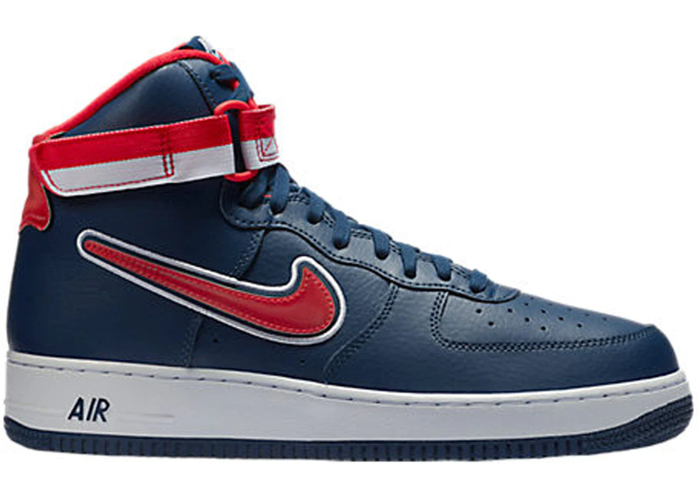 Nike Air Force 1 High Sport NBA Midnight Navy University Red