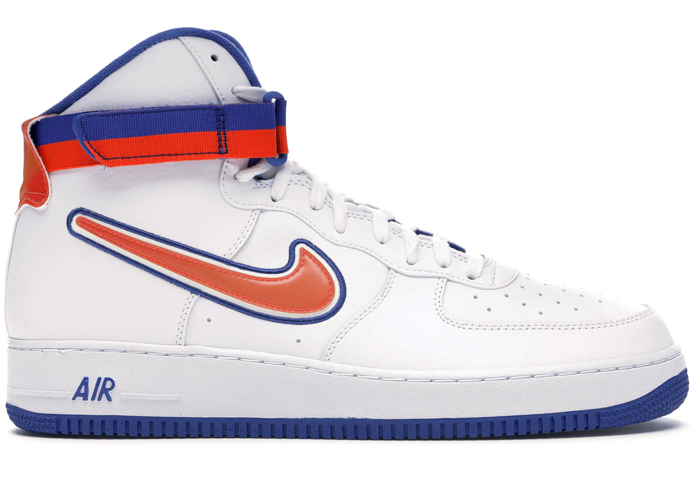 Nike Air Force 1 High Sport NBA White Team Orange Game Royal