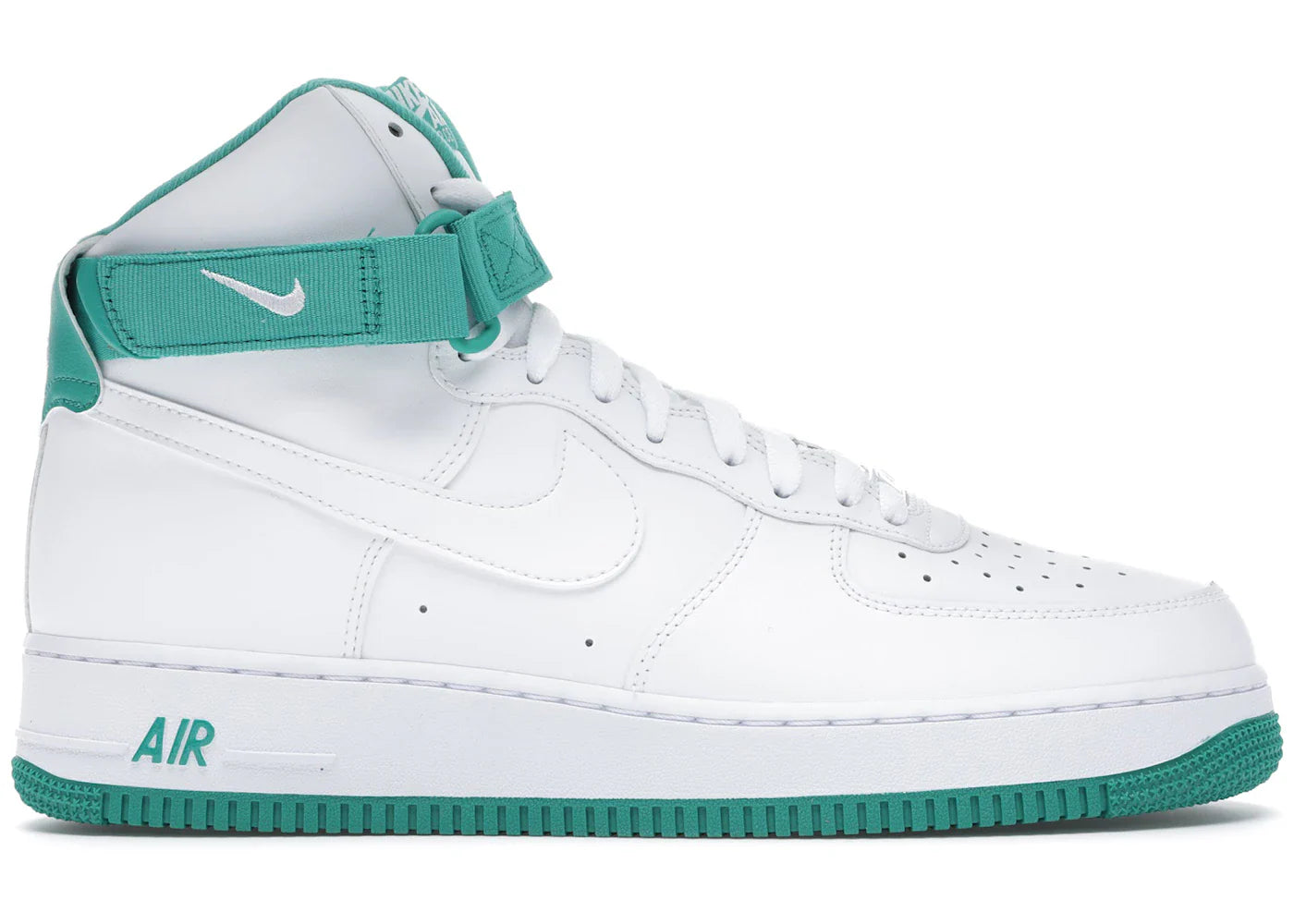 Nike Air Force 1 High White Neptune Green
