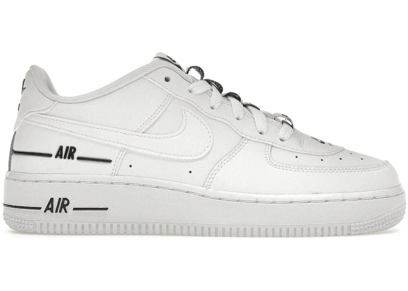 Nike Air Force 1 LV8 3 White Black (GS)