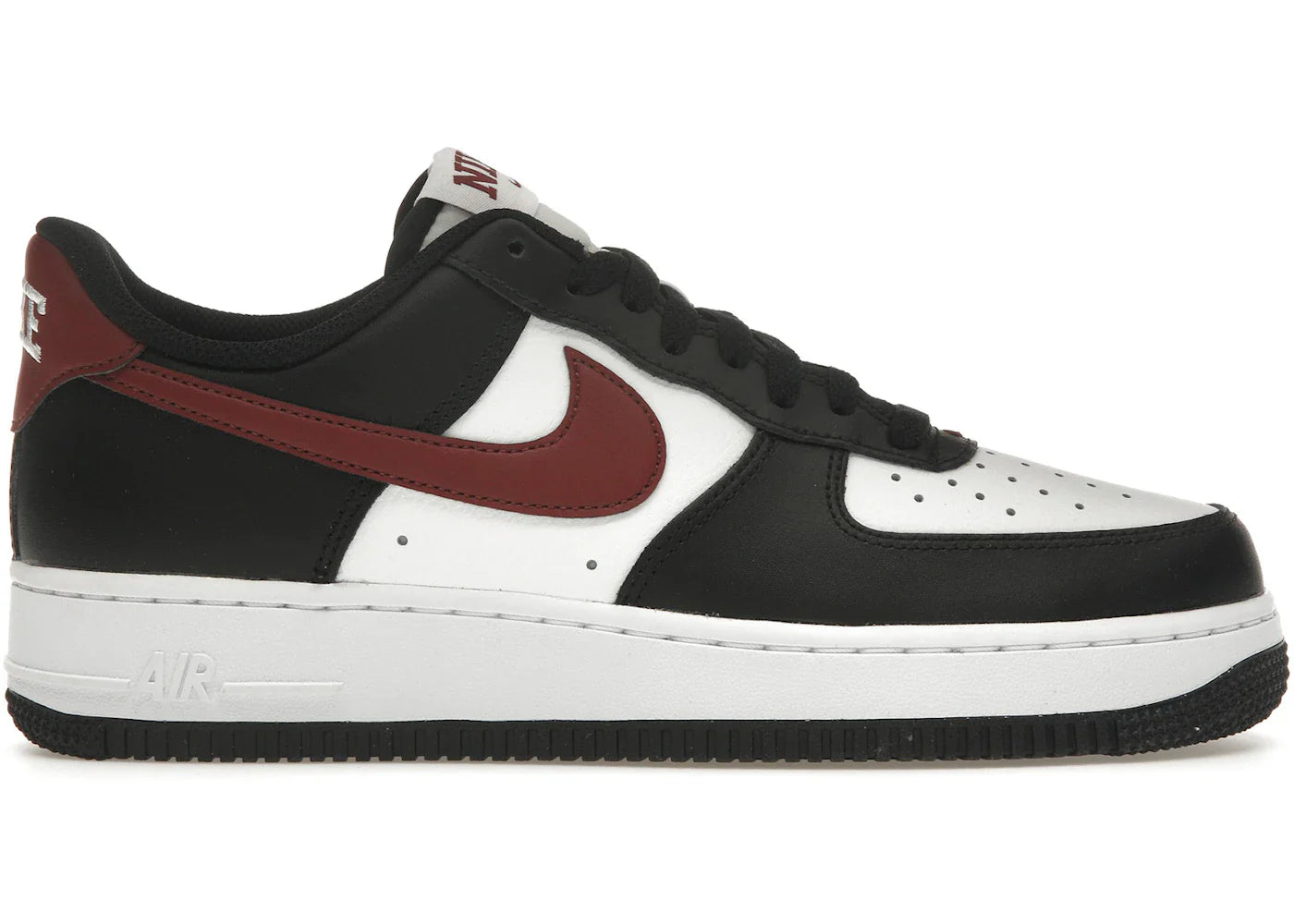 Nike Air Force 1 Low '07 Black White Dark Team Red