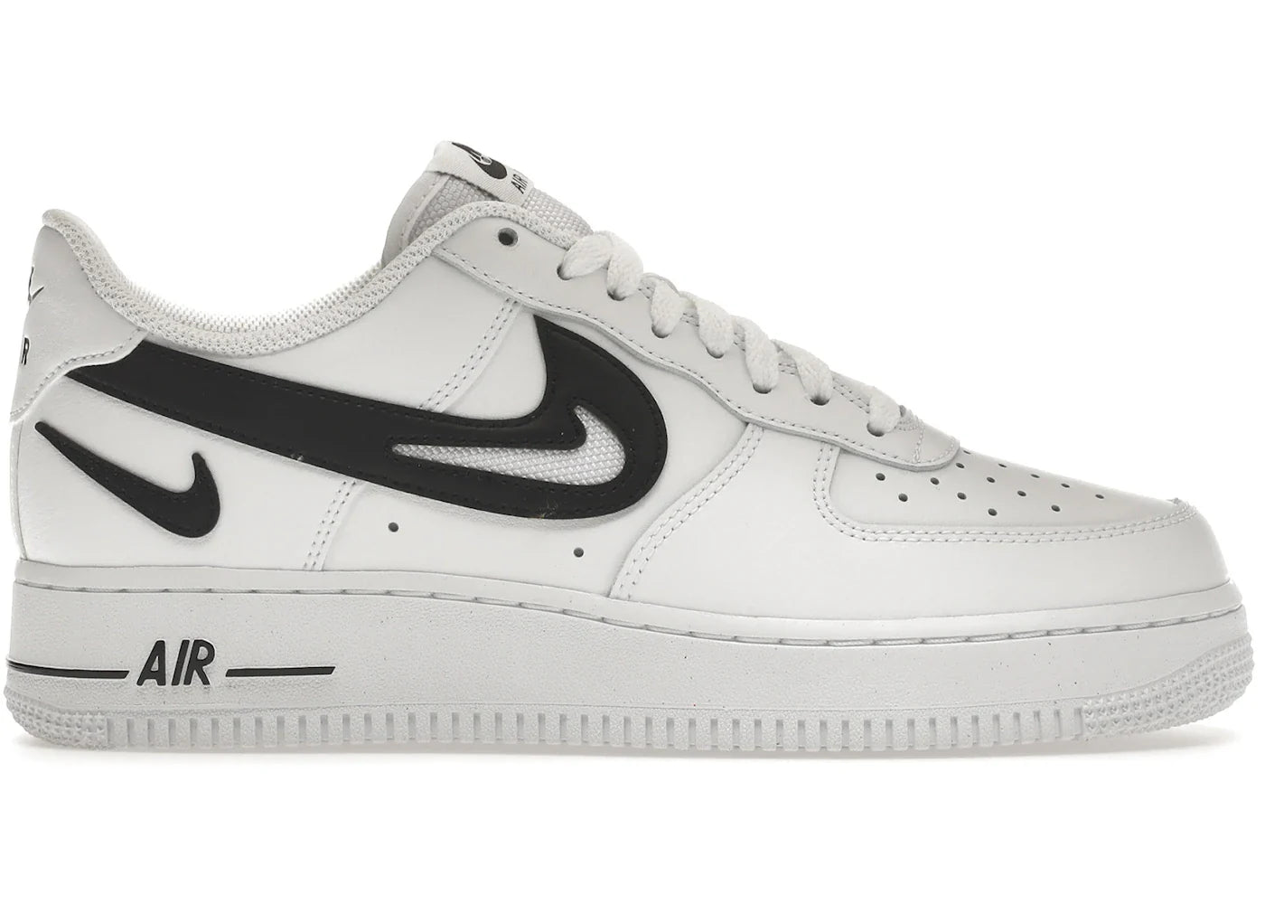 Nike Air Force 1 Low '07 FM Cut Out Swoosh White Black