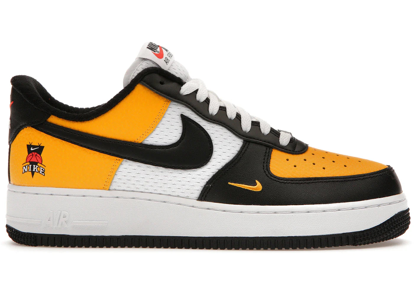 Nike Air Force 1 Low '07 LV8 Black Gold Jersey Mesh